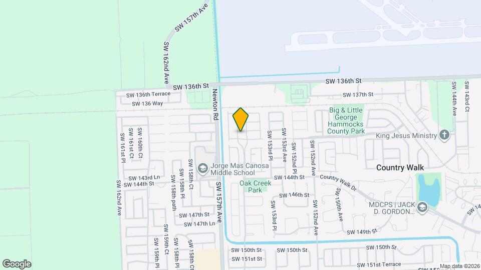 14041 SW 155th Ct Mapa y Detalles de la Ubicación