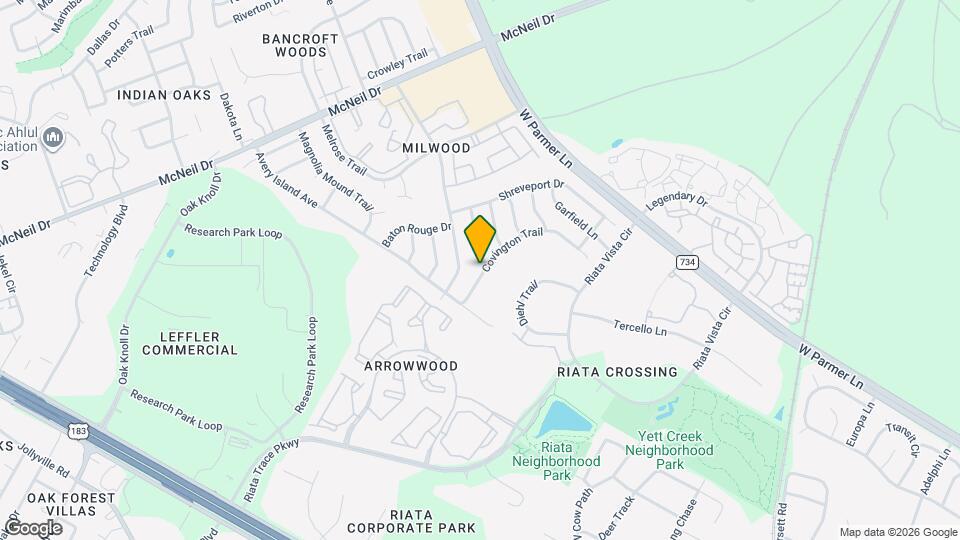 12718 Covington Trail Map and Location Details