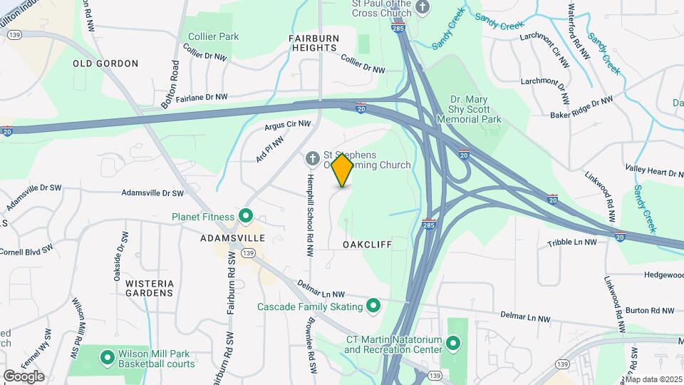 243 Oakcliff Ct NW Map and Location Details
