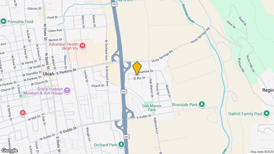 740 El Rio St Map and Location Details