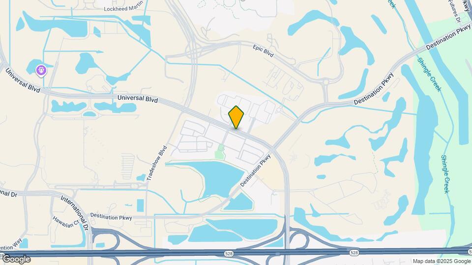 The District Universal Boulevard Map and Location Details