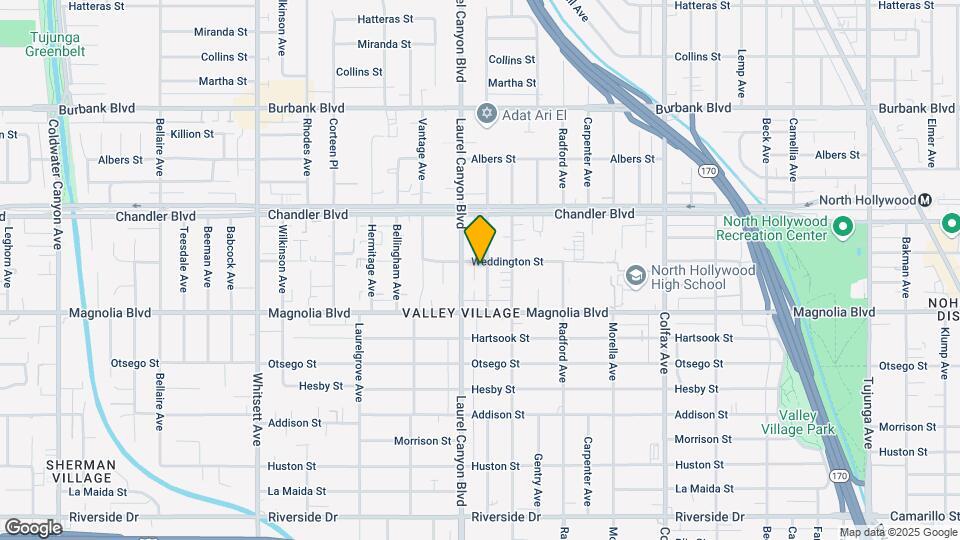 5253 Agnes Ave Map and Location Details