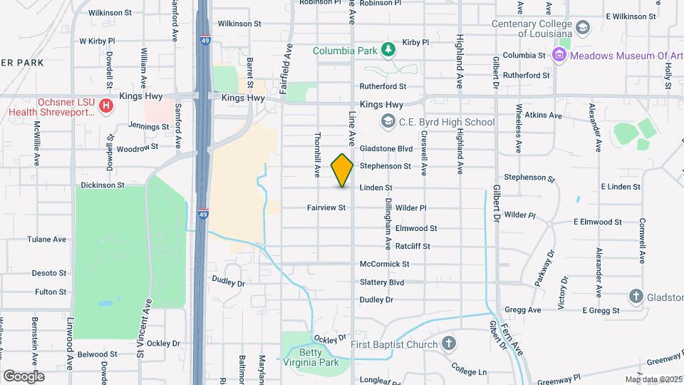 819 Linden St Map and Location Details