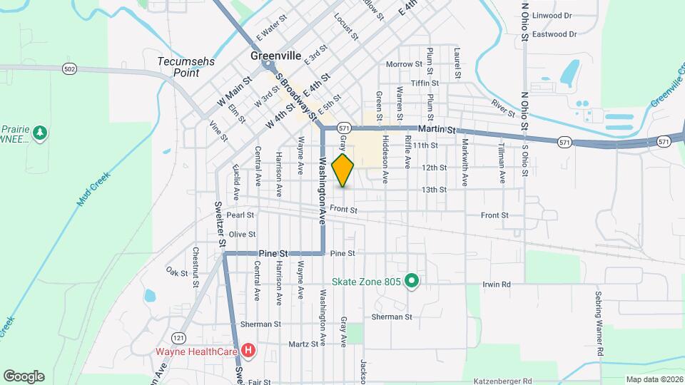 410 Gray Ave Map and Location Details