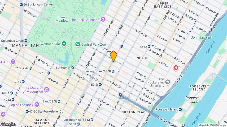 847 Lexington Ave Map and Location Details