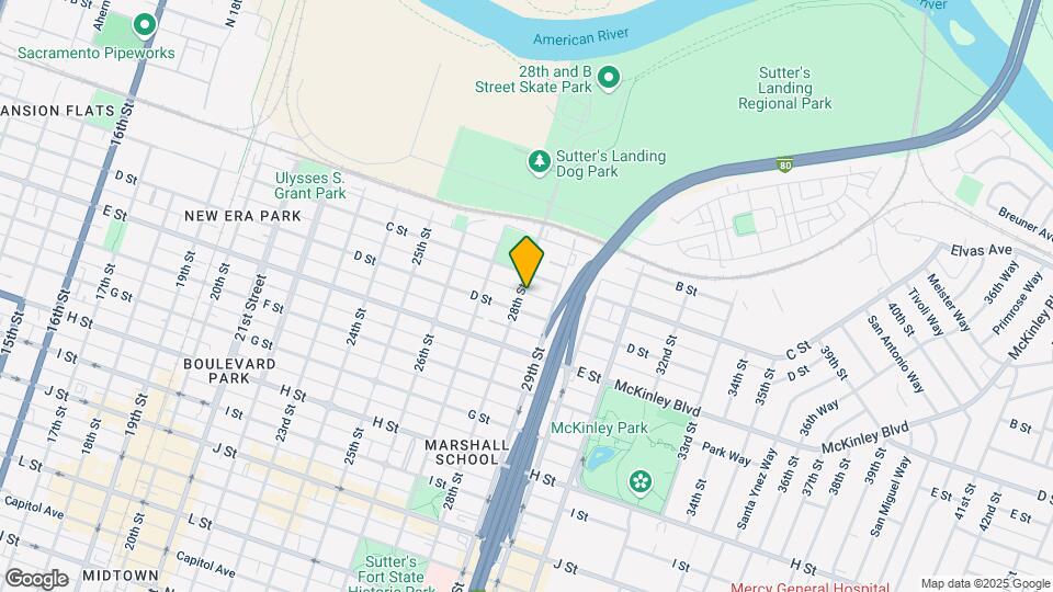 321 28th St Map and Location Details