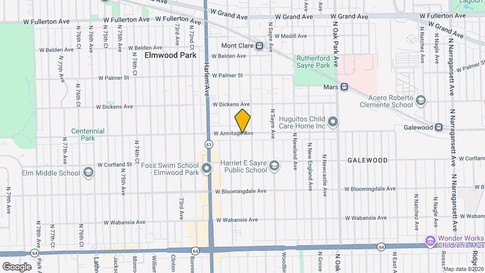 7117 W Armitage Ave Map and Location Details