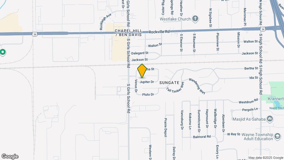 7156 Jupiter Dr Map and Location Details