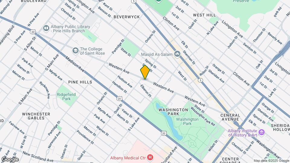 202 Western Ave, Unit Lower Apartment Map and Location Details