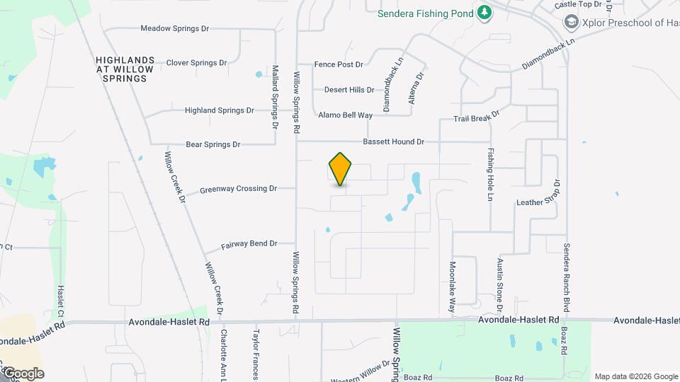 1664 Hossler Trl Map and Location Details