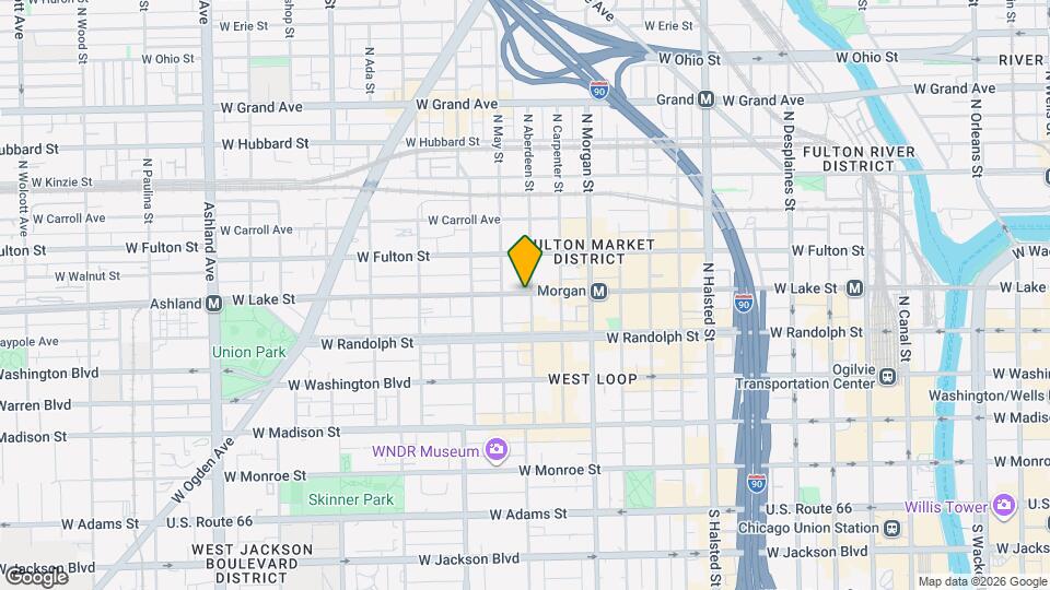 1103 W Lake St Mapa y Detalles de la Ubicación