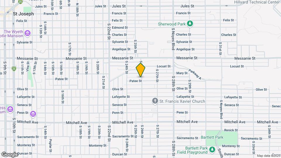2431 Patee St Map and Location Details
