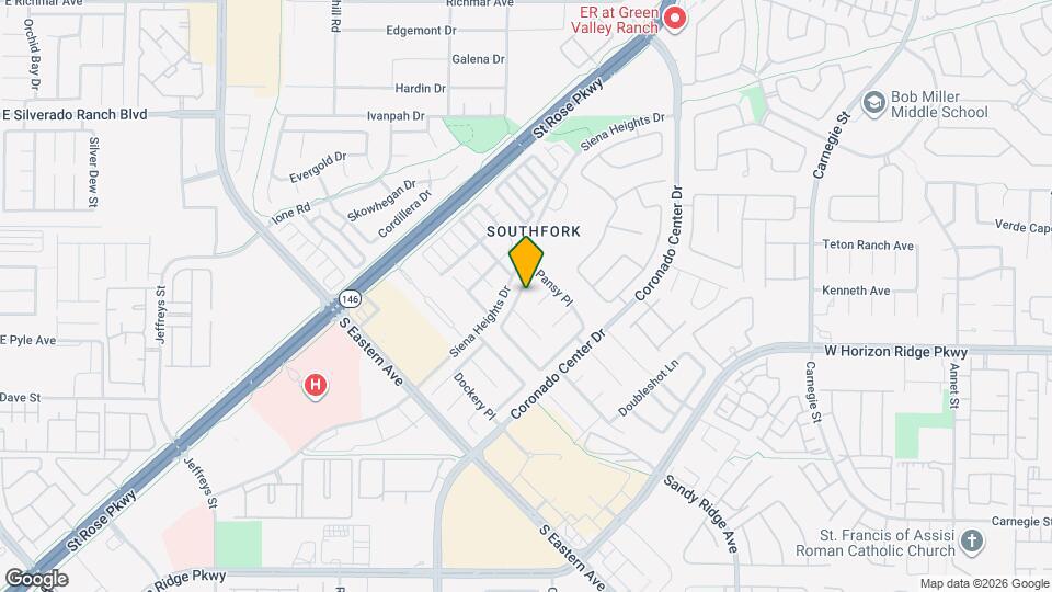 2685 Park Creek Ln Map and Location Details