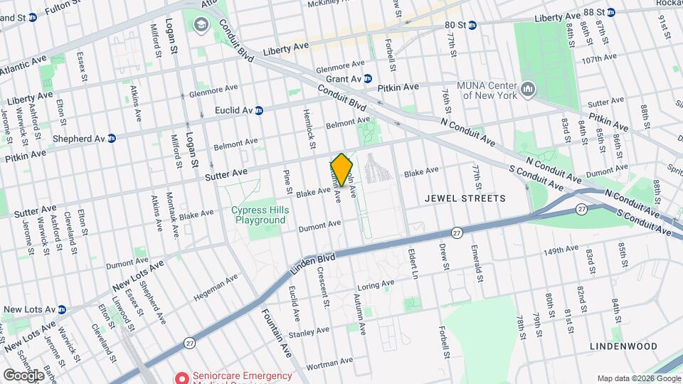 693 Autumn Ave Map and Location Details