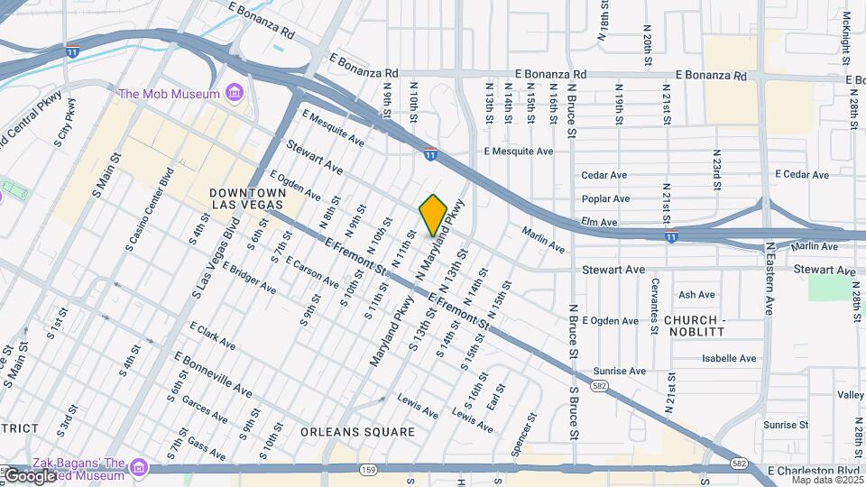 211 N Maryland Pkwy Mapa y Detalles de la Ubicación