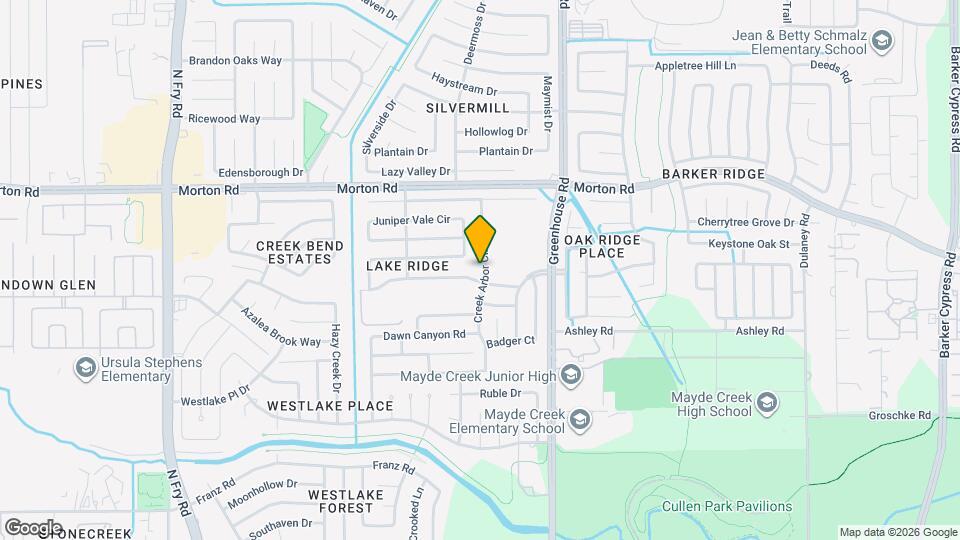 2911 Creek Arbor Cir Map and Location Details