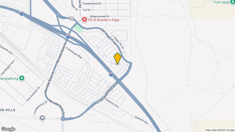 2572 Land Rush Dr Map and Location Details