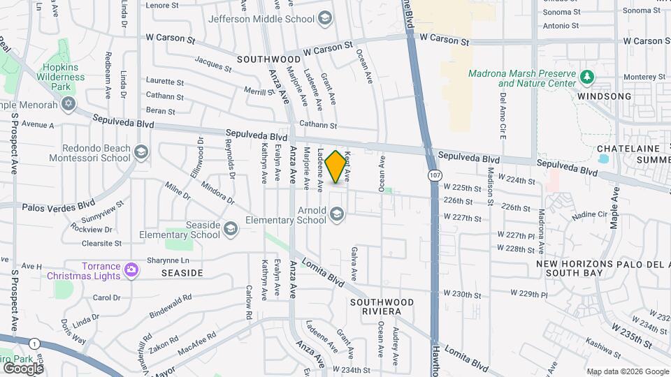 22555 Kent Ave Mapa y Detalles de la Ubicación