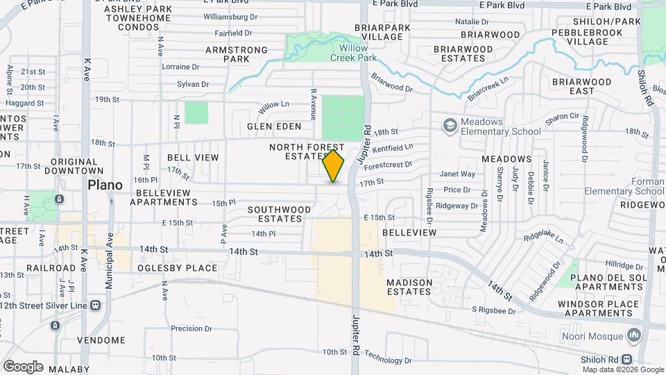 1812 17th St Map and Location Details