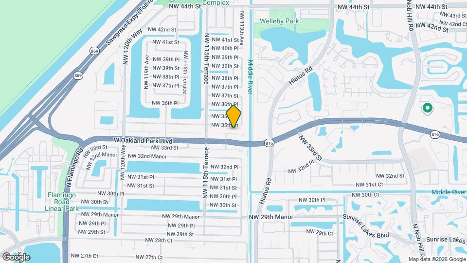 11379 NW 34th Pl Mapa y Detalles de la Ubicación
