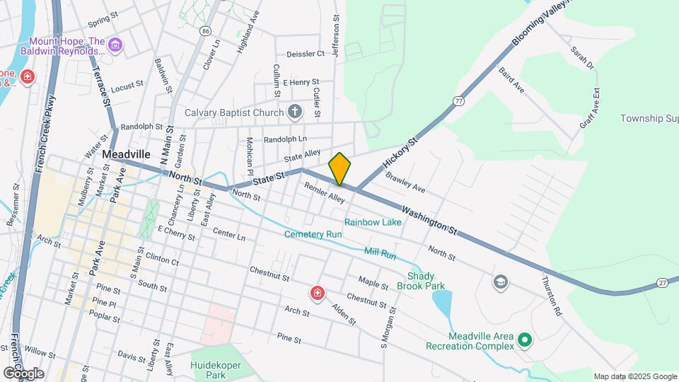 626 Washington St Map and Location Details