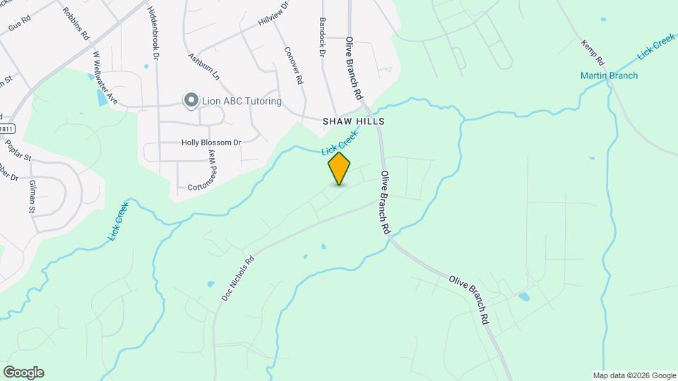 2130 Rockface Wy Map and Location Details