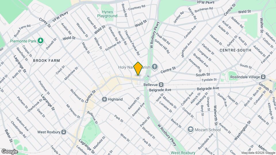 1721 Centre St Map and Location Details