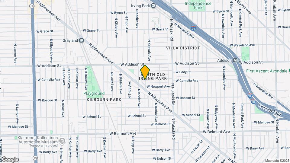 3454 N Kedvale Ave Mapa y Detalles de la Ubicación