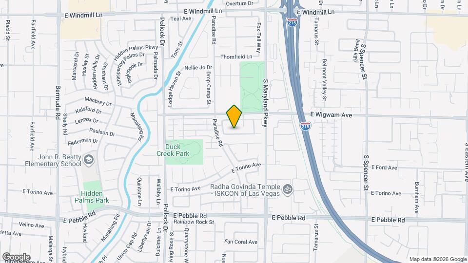 1078 Little Rock Way Map and Location Details