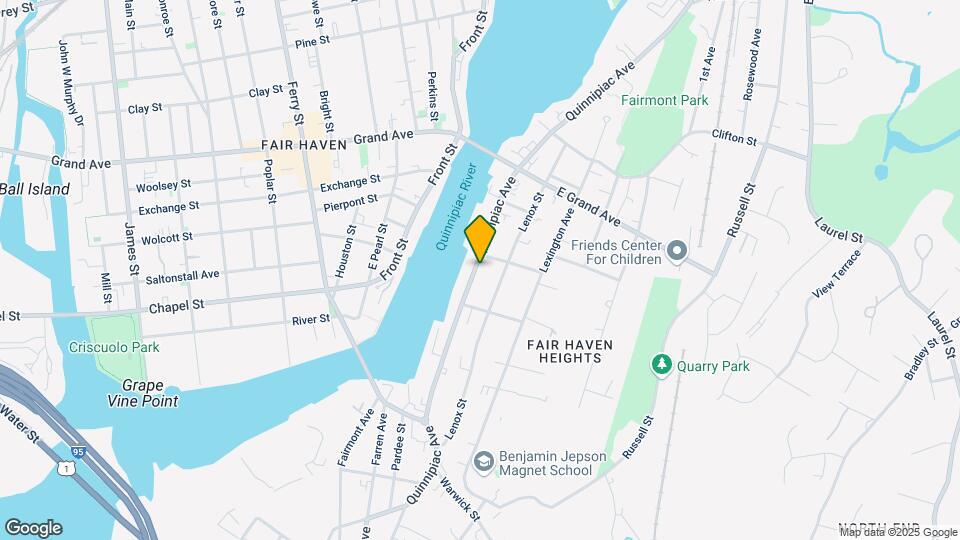 539 Quinnipiac Ave, Unit 1 Map and Location Details