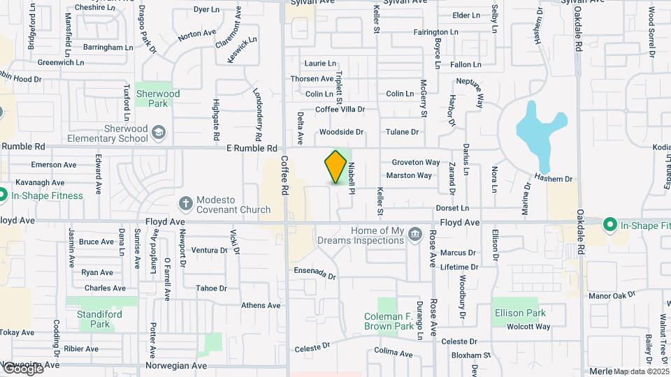 2717 Palomino Ln Map and Location Details