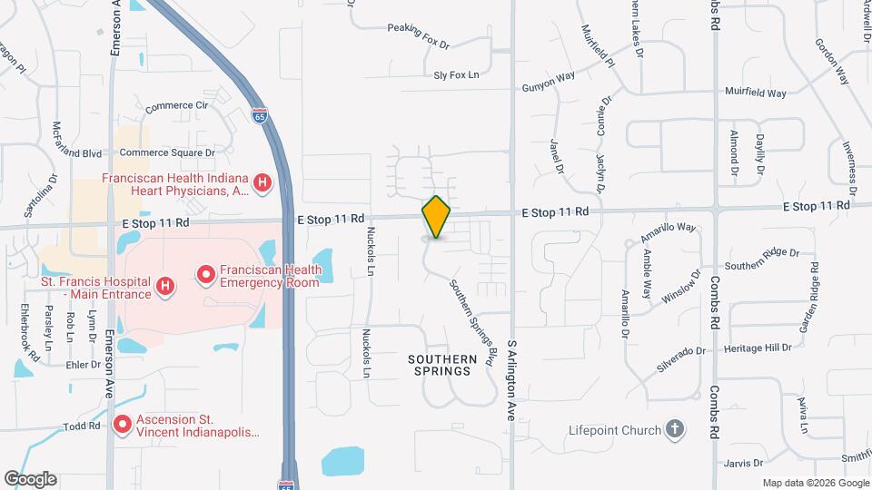 8039 Southern Springs Blvd Map and Location Details