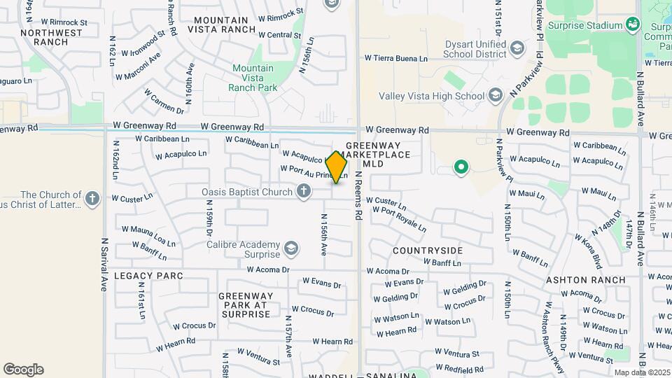 15105 N 155th Ln Map and Location Details