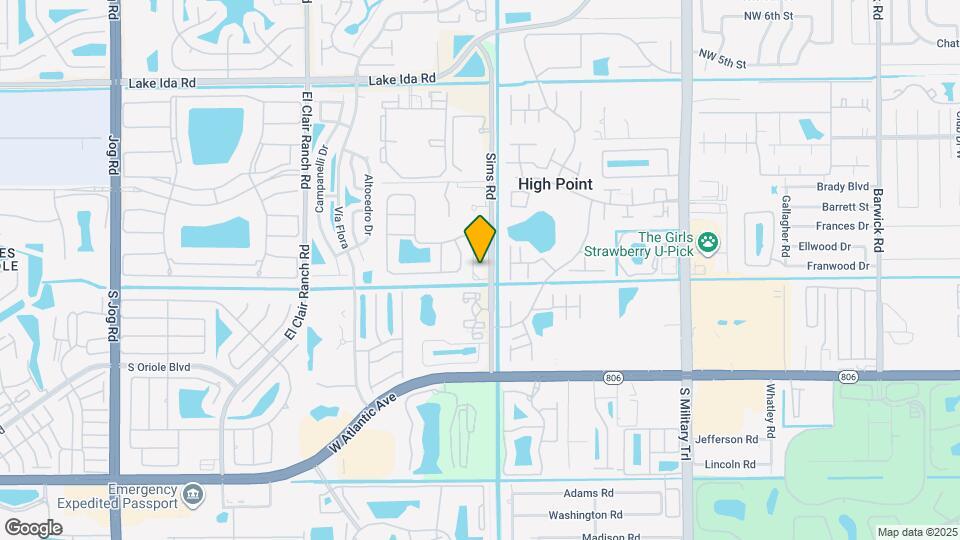 14377 Sims Rd Map and Location Details