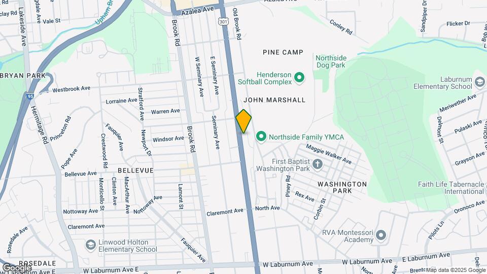 4219 Chamberlayne Ave Map and Location Details