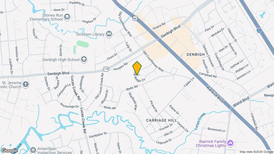 343 Pear Ridge Cir Map and Location Details