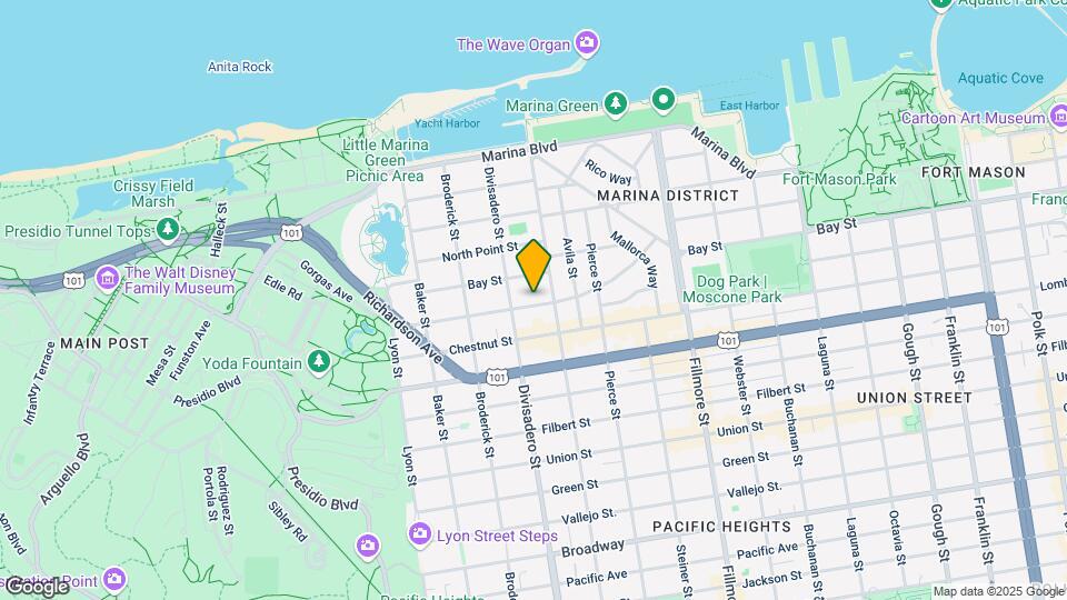 2246-2248 Francisco St Mapa y Detalles de la Ubicación