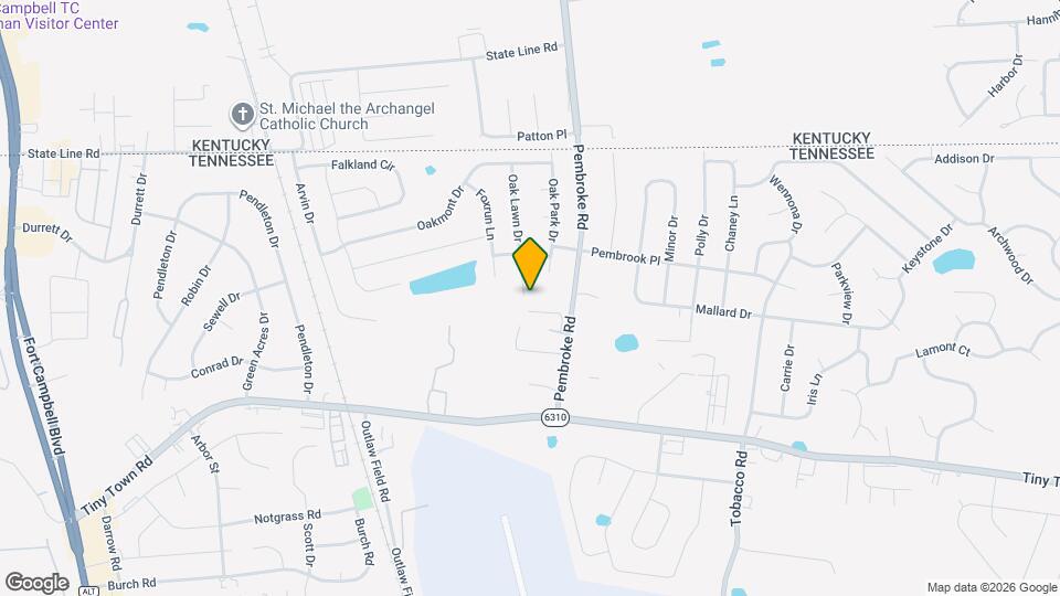 3401 Oak Lawn Dr Map and Location Details