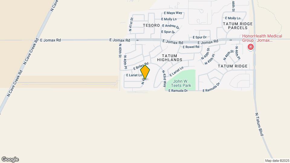 25829 N 41st Way Map and Location Details