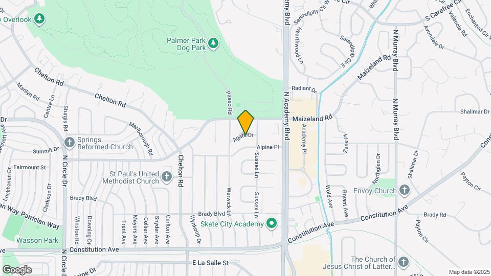 3623 Agate Dr Map and Location Details