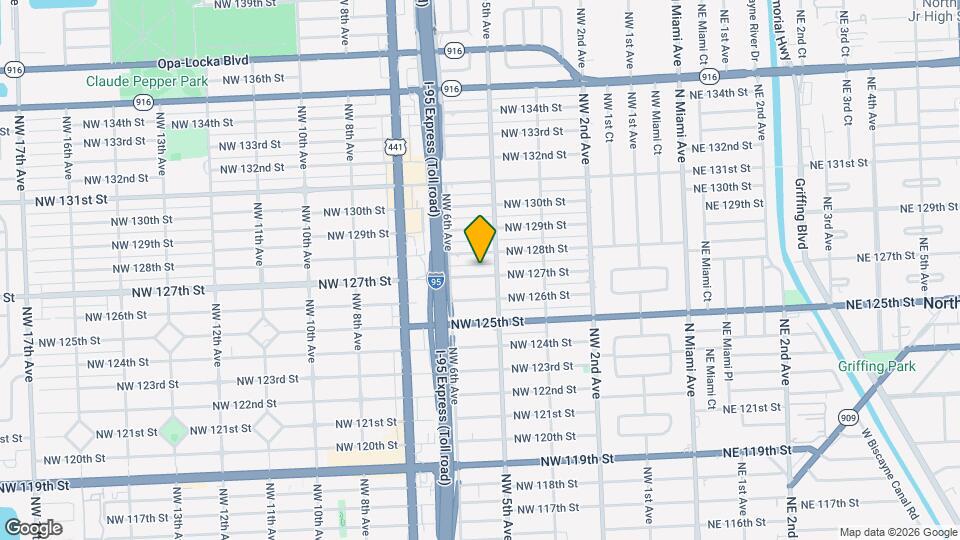535 NW 127th St Map and Location Details