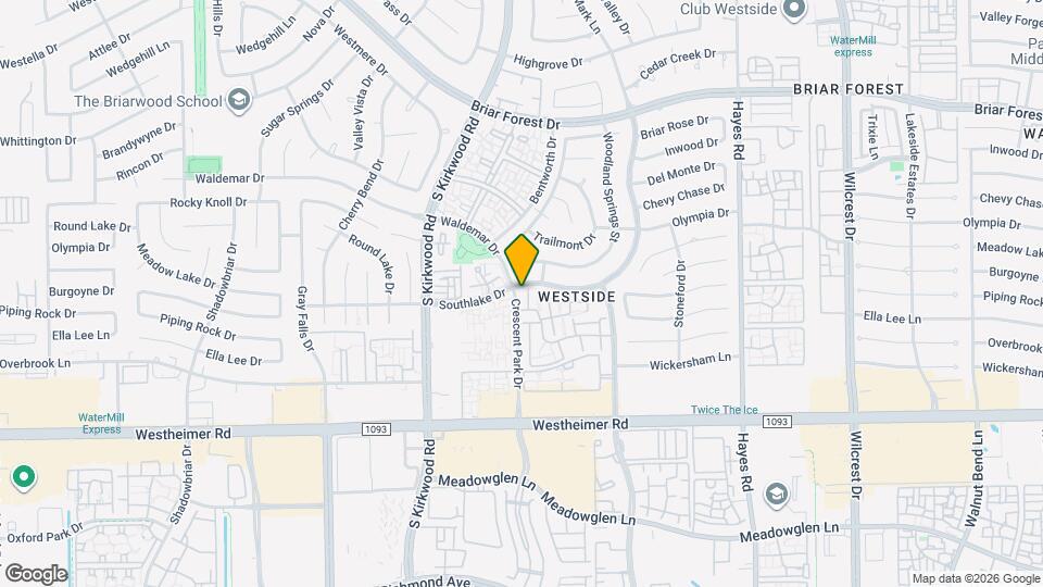 2313 Crescent Park Dr Map and Location Details