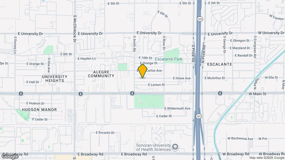 2025 E Howe Ave Map and Location Details