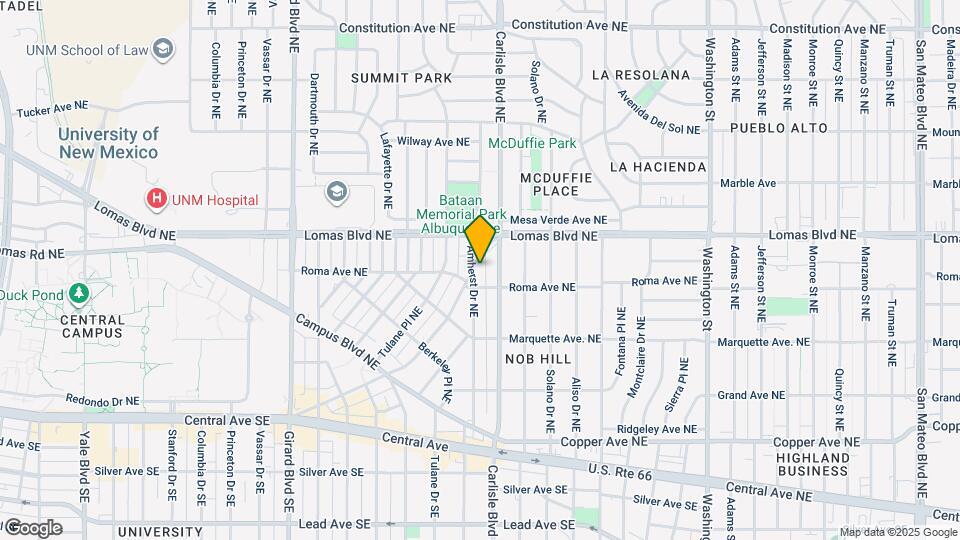 3612 Monte Vista Blvd NE Map and Location Details