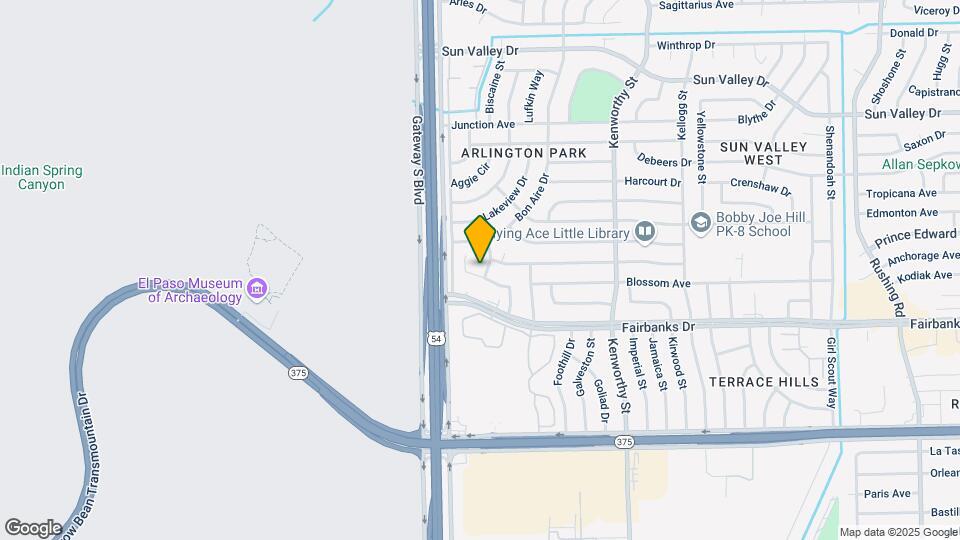 4526 Monahans Dr Map and Location Details