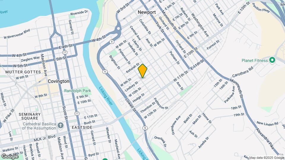 340 Lindsey St Map and Location Details