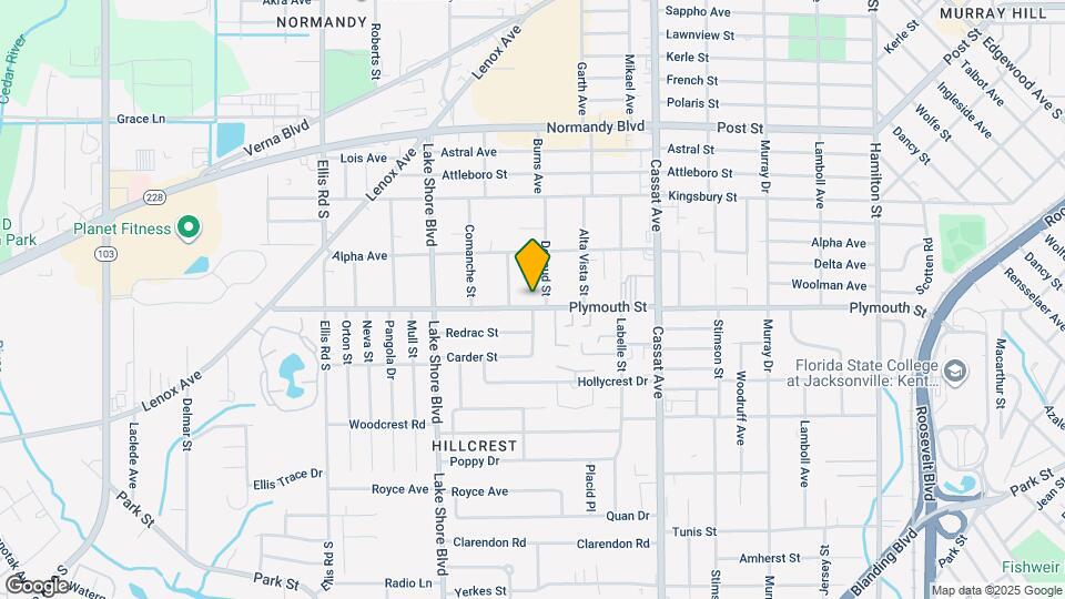 5219 Plymouth St Map and Location Details