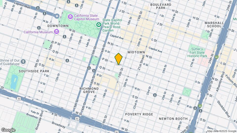 1810 P St Map and Location Details