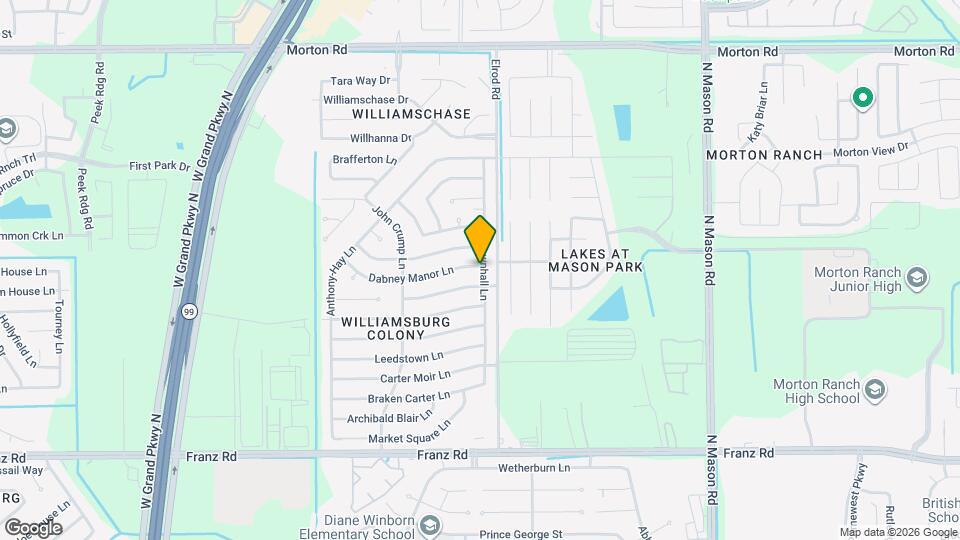 22503 Dabney Manor Ln Map and Location Details