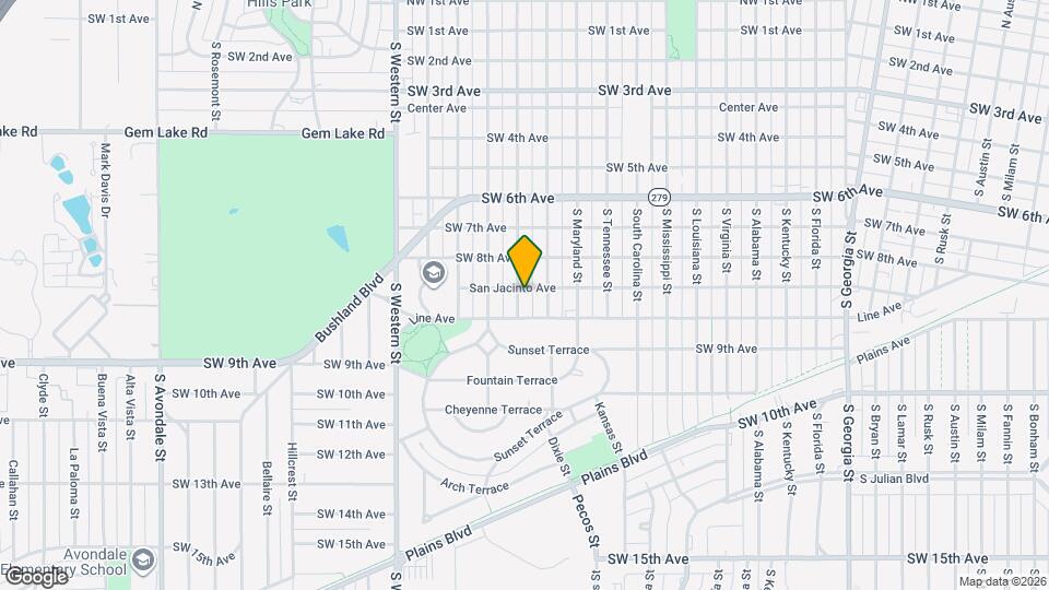 815 S Prospect St Map and Location Details